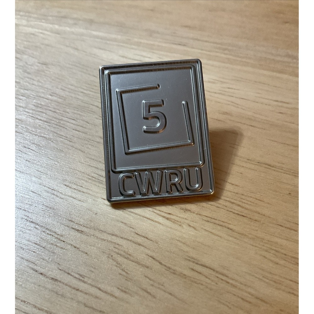 Case Western Reserve University CWRU 5 Year Service Anniversary Lapel Pin Silver